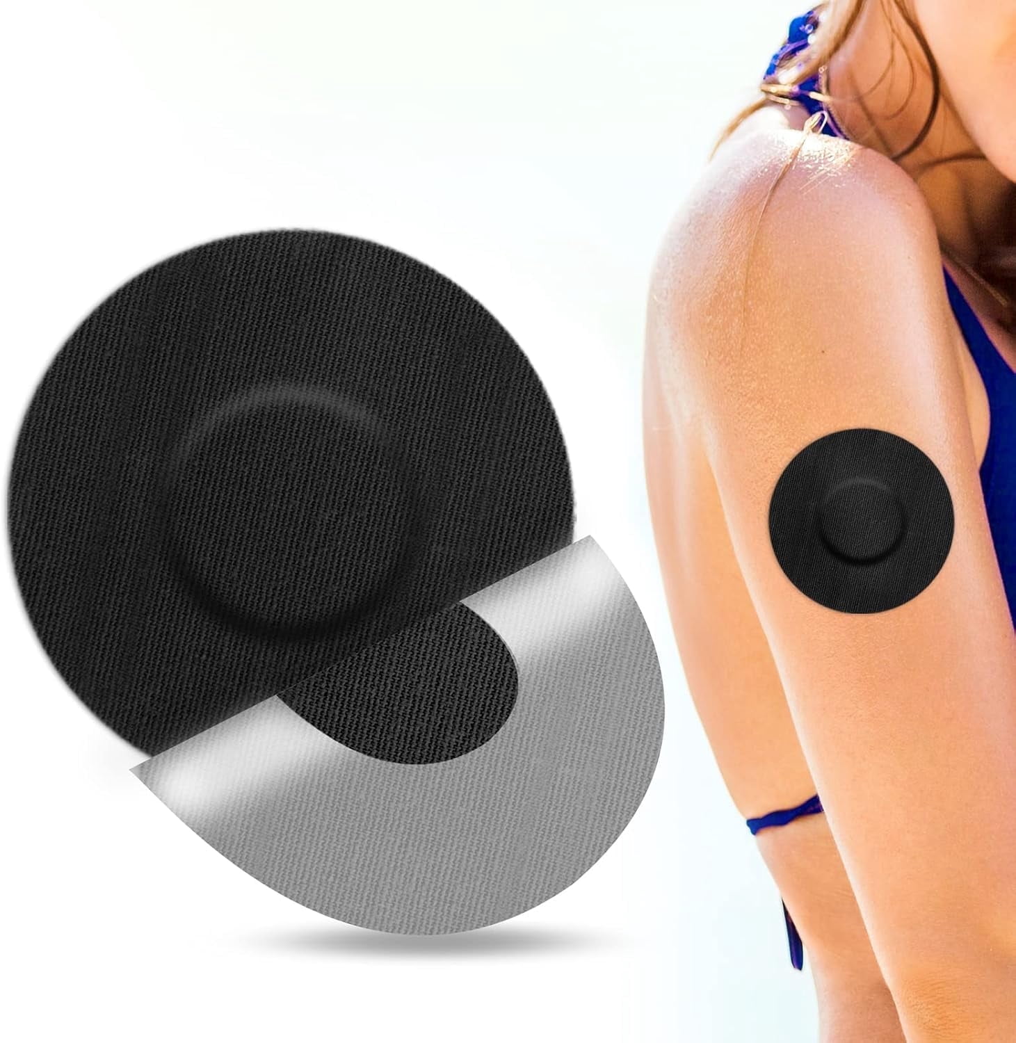 View of SUNMON 40pcs Free Style Sensor Covers for Libre 1, 2,3 – Waterproof ...