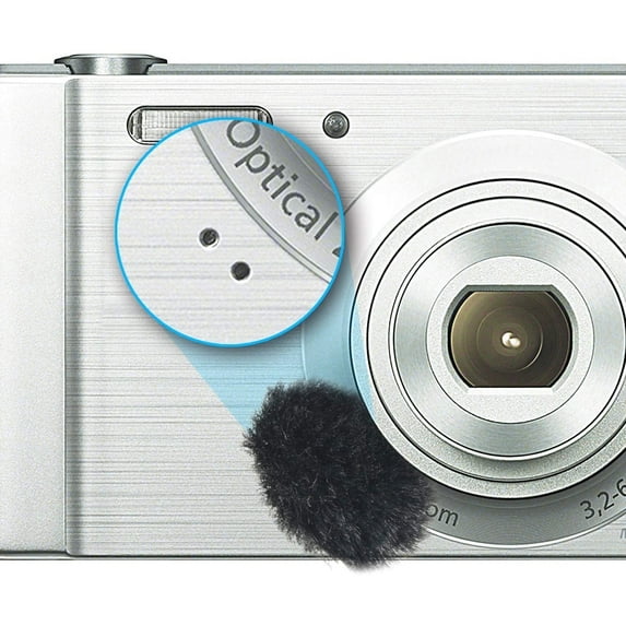 SUNMON Camera Mic Windscreen, 8 Pcs Fur Muff Wind Cover for DSLR Built-in Microphone Outdoor Filter