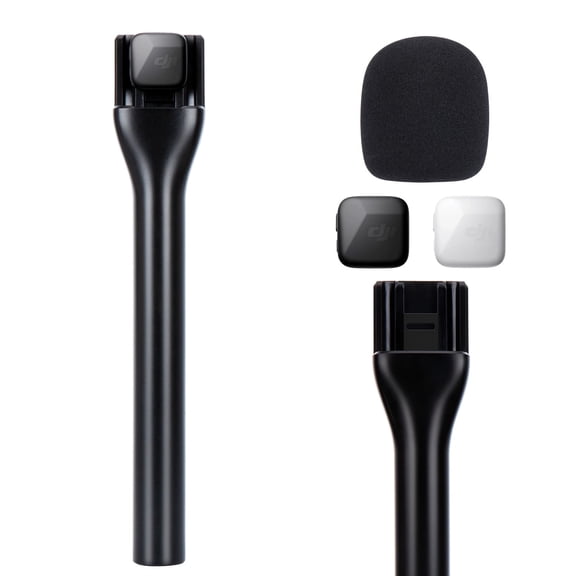 SUNMON Handheld Wireless Mic Stand for DJI Mic Mini, Microphone Interview Handheld Mount Adapter for DJI Mini – Handheld Stand Type