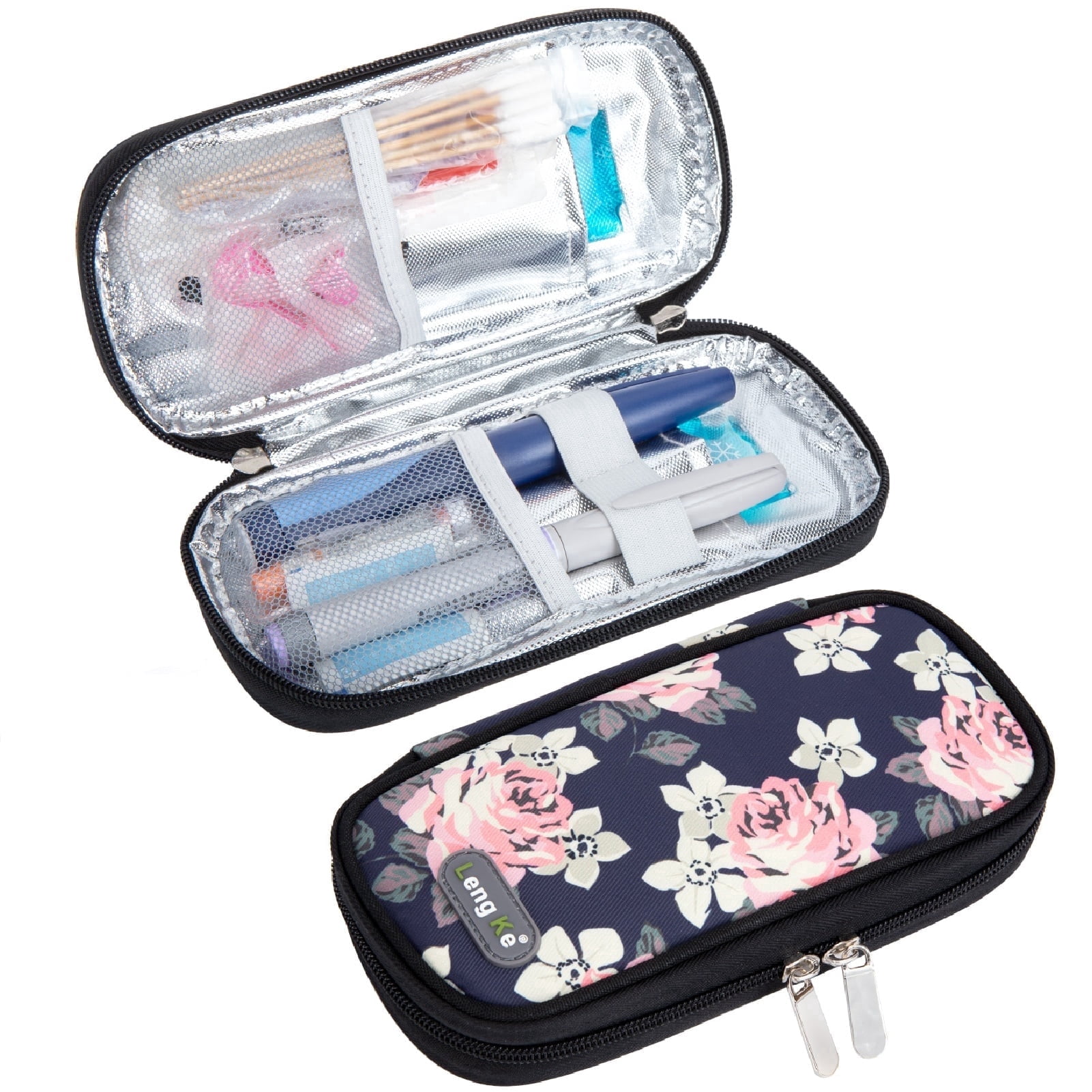 semaglutide travel case SUNMON Insulin Cooler Travel Case - Organizer Insulin Case for Diabetes Accessories Keep Supplies Safe and Cold Medical Bags (1 pack Black)