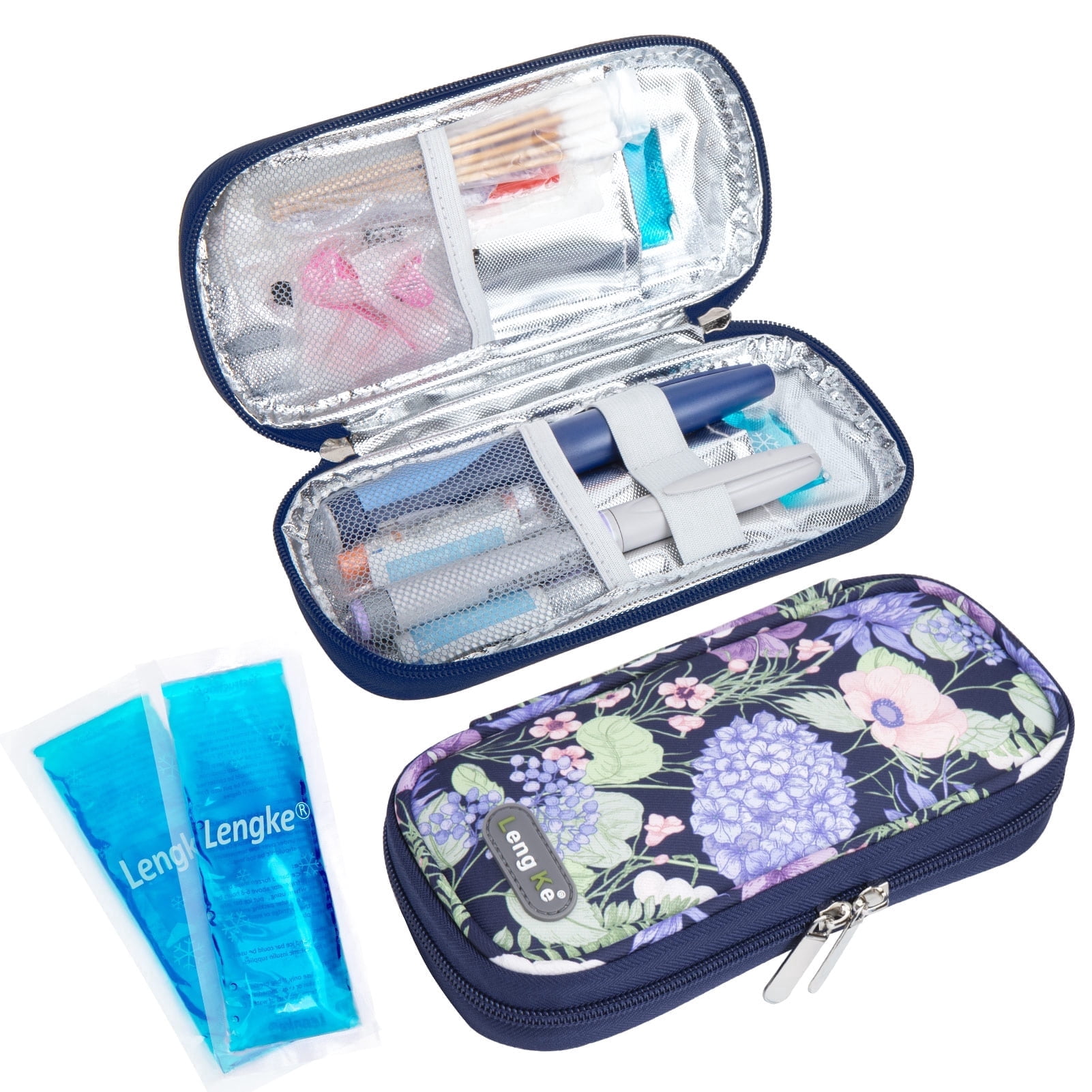SUNMON Insulin Cooler Travel Case, Insulin Pen Carrying Case, Insulin Vial Cooler Bag, 8.2