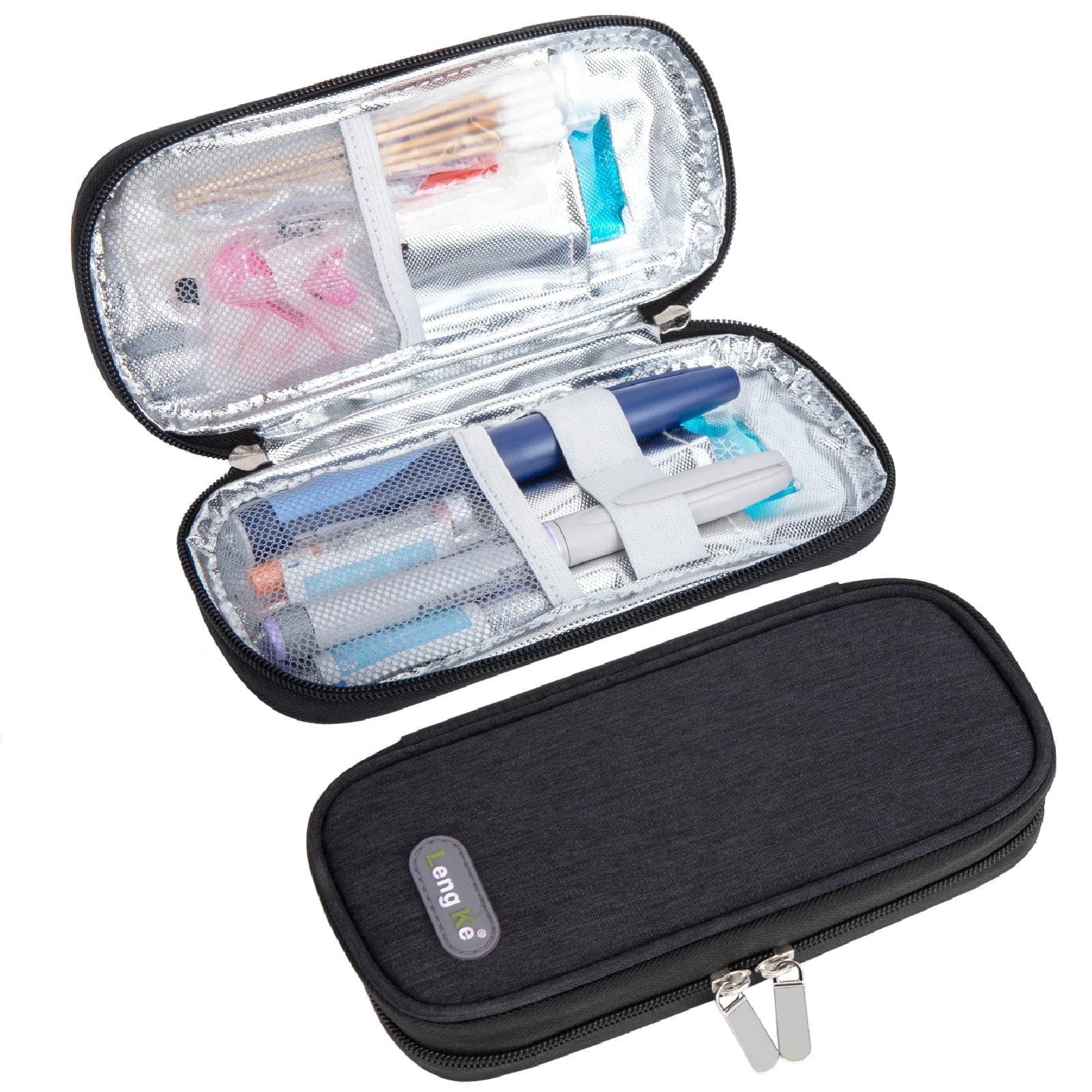 semaglutide travel case SUNMON Insulin Cooler Travel Case - Organizer Insulin Case for Diabetes  Accessories Keep Supplies Safe and Cold Medical Bags (1 pack Black)