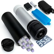 SUNMON Insulin Cooler Travel Case - Tsa Approved Diabetes Travel Case Medical Bags Cooler Bottle, Portable Insulin Pen Case for Diabetic Supplies (Glitter Pink)