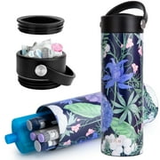 SUNMON Insulin Cooler Travel Case - TSA Approved Diabetes Travel Case Medical Cooler Bottle, Portable Insulin Pen Travel Case for Diabetic Supplies (Hydrangea)