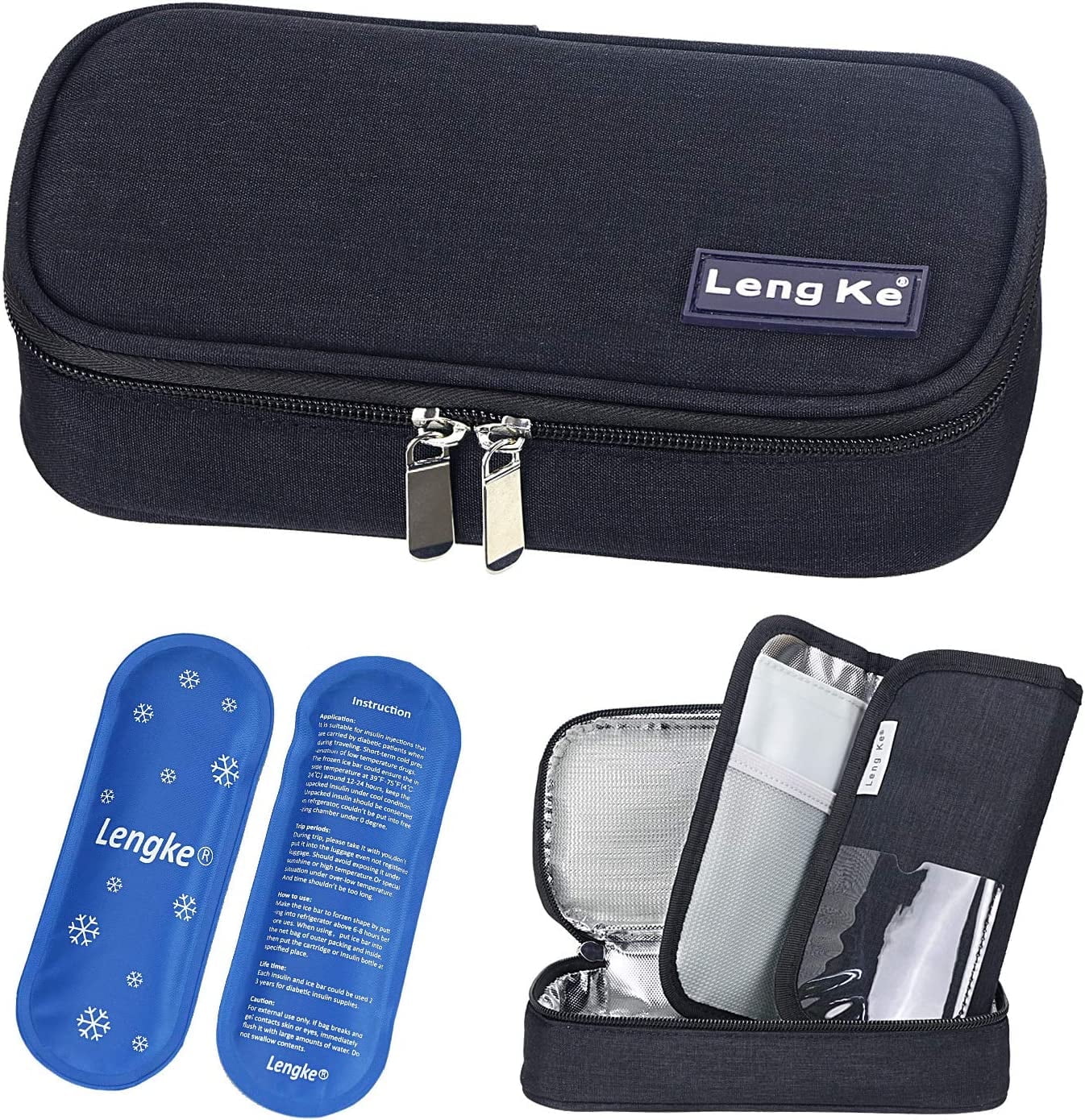 sunmon-insulin-travel-case-insulated-medication-cooler-travel-bag-for