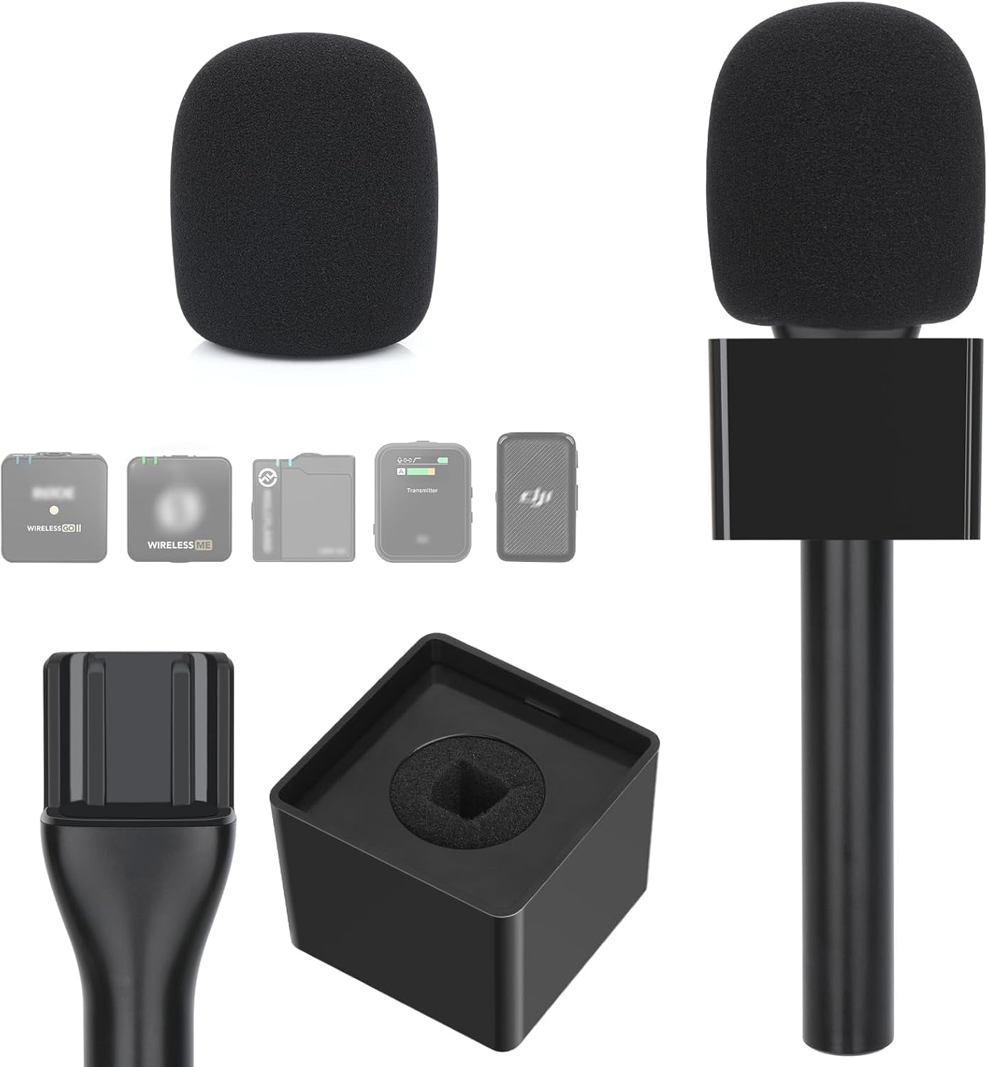SUNMON Mic Handle for DJI RODE - Wireless Interview Mic