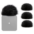 thumbnail image 1 of SUNMON Pop Filter for Rode Wireless Go 2, Microphone Cover for Rode Wireless Pro/Rode Wireless ME, Fluffy Windscreen for Wind and Background Noise Reduction（4PC）, 1 of 8