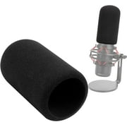 SUNMON For QuadCast Pop Filter Windscreen Compatible with HyperX QuadCast S Microphone - Mic Foam Windscreen Noise Reduction,Improved Sound Quality, Microphone Pop Filter For Hyper X