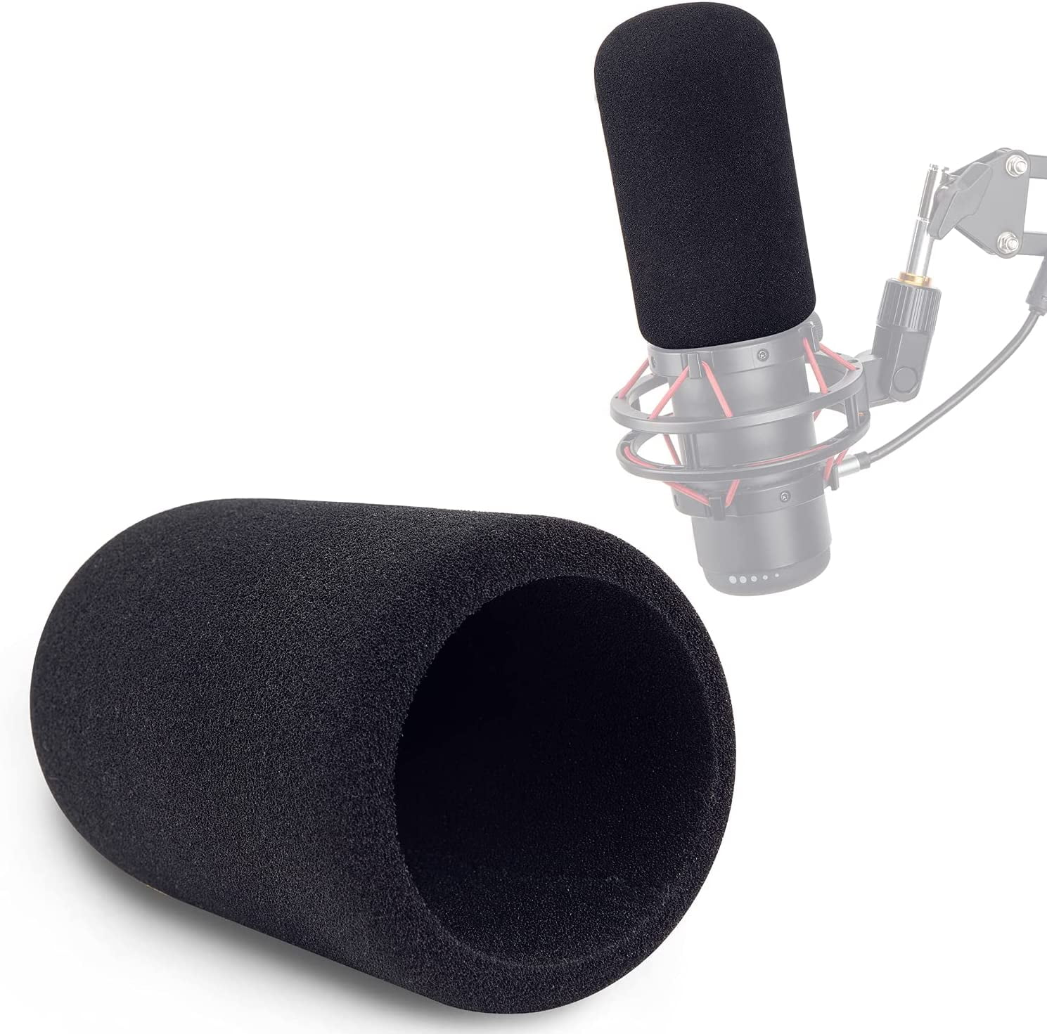 SUNMON Mic Windscreen for HyperX QuadCast Microphone, Foam Mic Covers