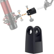 SUNMON Microphone Mount Adapter Compatible with HyperX QuadCast, Replacement for Quad Cast Mount Adapter, Mic Stand Adapter for 3/8 QuadCast Boom Arm