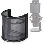 SUNMON QuadCast Mic Pop Filter - Microphone Windscreen Mask Shield Compatible with HyperX QuadCast S USB Gaming Microphone