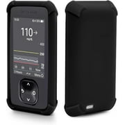 SUNMON Silicone Case for Dexcom G7 Receiver, Anti Slip Soft Protective Cover Suitable for G7 Device Black