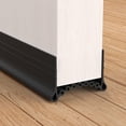 thumbnail image 1 of SUNMON Silicone Door Draft Stopper, 39in Upgraded Slide-on Under Door Seal Blocker, Under Door Sweep Weather Stripping（Black）, 1 of 7