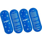 SUNMON TSA Approved Ice packs - Insulin Cooler Travel Case Ice packs for Medications Refrigerated（4 pcs, 6.9*2.7*0.3 in）