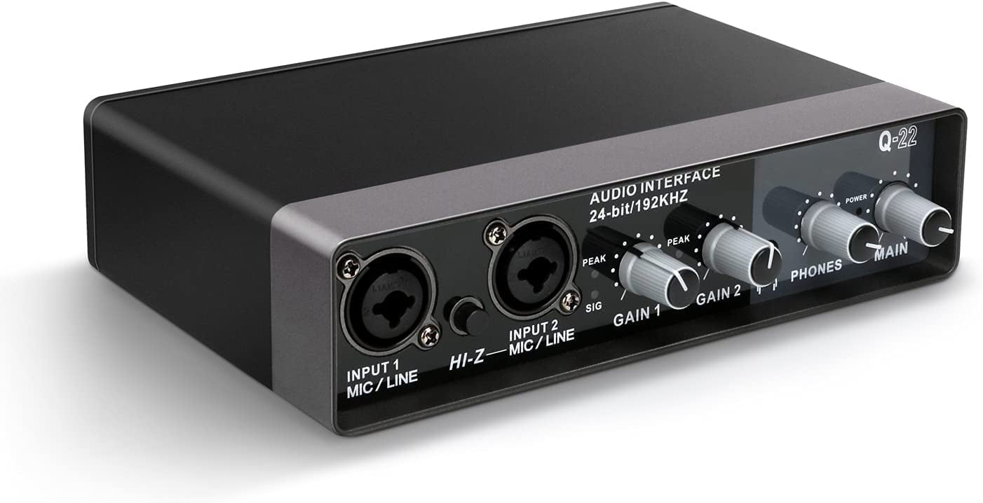 SUNMON USB Audio Interface for Recording Music, AudioBox Mic Preamps ...