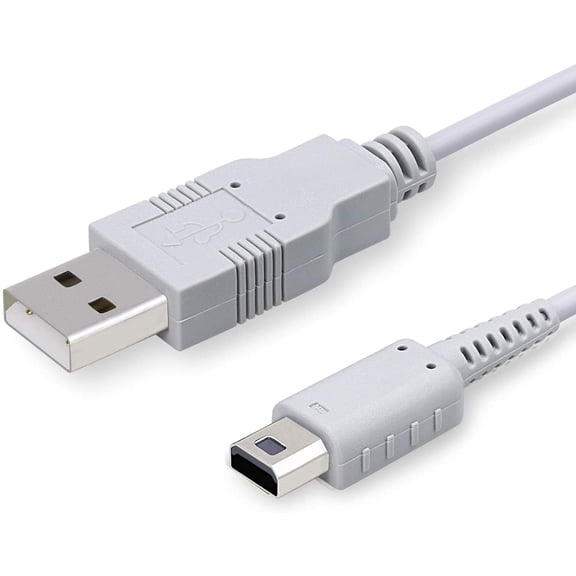 SUNMON Wiiu Gamepad - Interchangable Power Charging Adapter, Power Supply Cord AC Adapter & Cable for Nintendo Wii U Gamepad (USB Charging Cable)