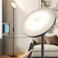 thumbnail image 1 of SUNMORY 69" Modern Remote Control Black Torchiere Floor Lamp, Led Super Bright Standing Lamp, Tall lamp for Living Room Bed Room, 1 of 9