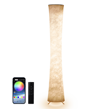 SUNMORY Smart LED Floor Lamp RGB Color Changing 61'' Modern Tall Lamp, Standing Lamp With Remote and APP Control for Living Room, Bedroom and Gaming Room Ligting