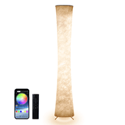 SUNMORY 61'' RGBIC LED Floor Lamp, 1800 Lumen Color Changing Modern Tall Lamp with Music Sync and 16 Millio DIY Colors, Standing Lamp With Remote & APP Control for Living Room, Bedroom, Gaming, Party