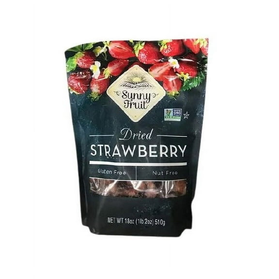 SUNNY FRUIT DRIED STRAWBERRY, 18 OZ.