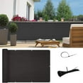 thumbnail image 1 of SUNNY GUARD 3.3'x20' Black Balcony Privacy Screen Fence Apartments Railing Screen for Outdoor Patio Deck Backyard Porch, 1 of 5