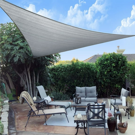 SUNNY GUARD Custom Size 13'x13'x13' Sun Shade Sail Rectangle Sliver UV Block Canopy Awning for Outdoor Patio Garden Backyard (Customized)
