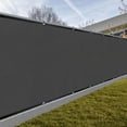 thumbnail image 1 of SUNNY GUARD Custom Size Privacy Screen Fence 5' x 120' Heavy Duty Dustproof Denoise Fencing Mesh for Garden Yard Pool Deck, Dark Gray (Customized), 1 of 6
