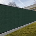 thumbnail image 1 of SUNNY GUARD Custom Size Privacy Screen Fence 8' x 112' Heavy Duty Dustproof Denoise Fencing Mesh for Garden Yard Pool Deck, Dark Green (Customized), 1 of 6
