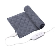 SUNNY HEAT Electric Heating Pad for Back and Shoulders, 20 x 35 in Extra Large, 5 Heat Settings, 2-Hour Auto Shutoff, Washable, Charcoal Gray