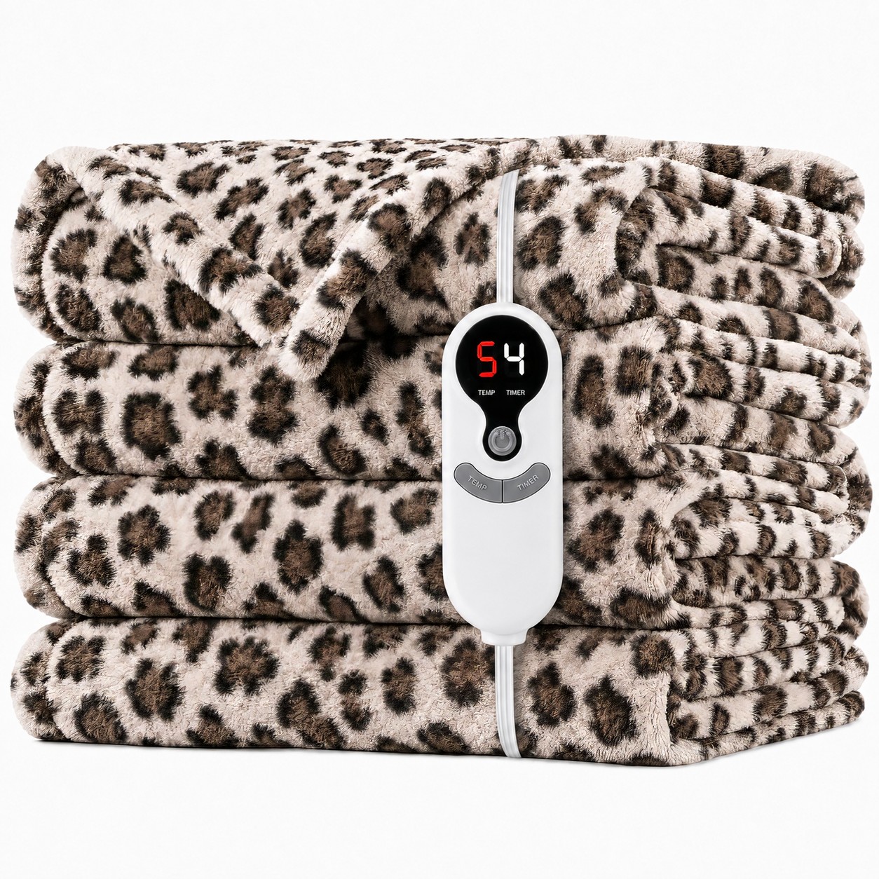 SUNNY HEAT Electric Blanket Heated Twin 62 X 84 Fast Heating 9 Levels 10H Auto Off Warm Soft Fannel Machine Washable Bed Couch Office Beige Leopard P: A Practical Buying Guide