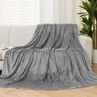 Mainstays Soft Fleece Electric Heated Blanket, Gray, Twin, 62x84, 1  controller, all ages