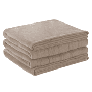 SUNNY HEAT Heated Electric Blanket Full Size 72x84- 4 Heat Levels & 10 Hours Auto off, Fast Heating & Over-Heat Protection, Light Brown
