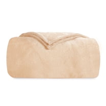 SUNNY HEAT Soft Flannel Blanket Super Warm & Comfortable Bed Blanket Twin Size, White