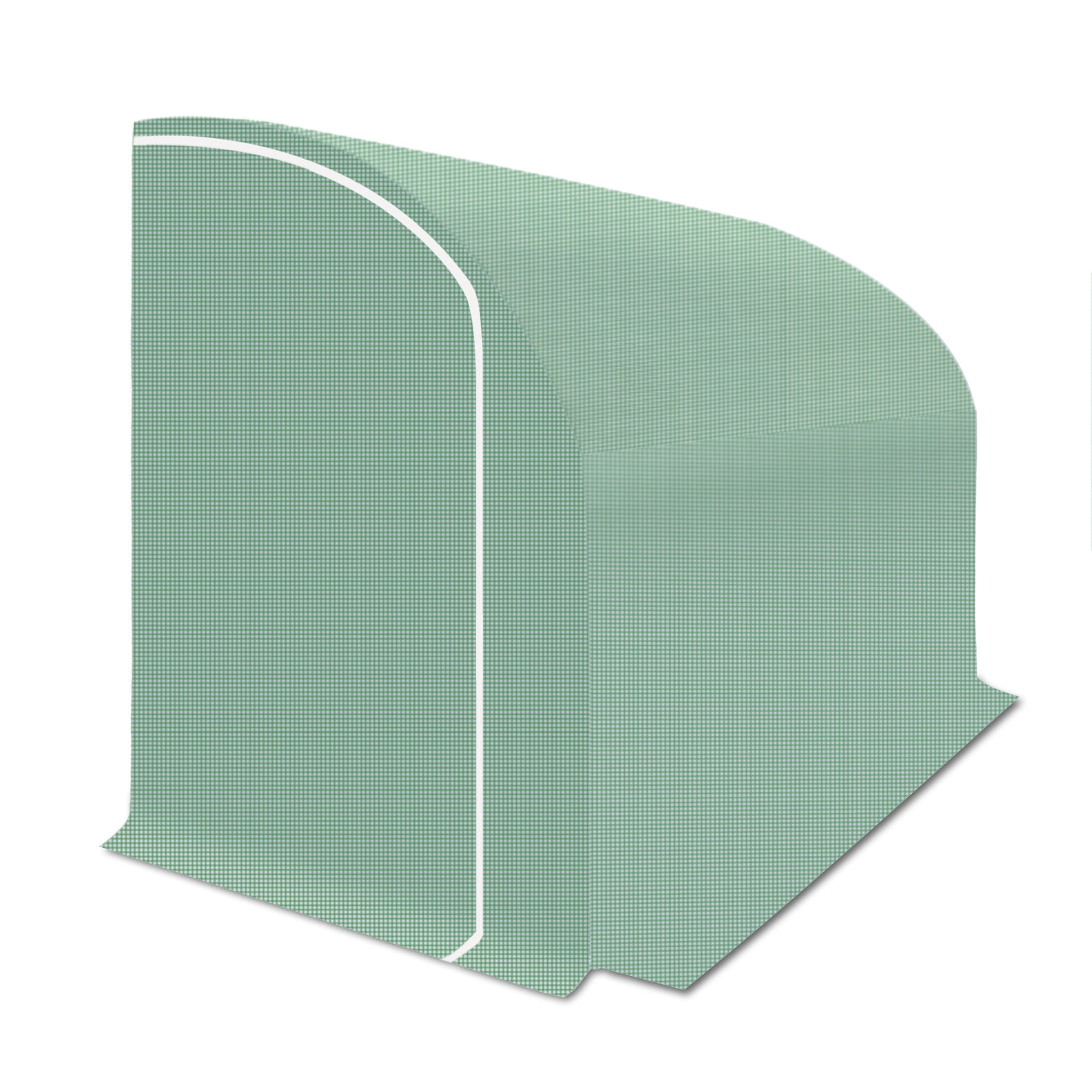 SUNNY Lean-to Greenhouse Replacement Canopy Cover for 10'x5'x7' Walk in Green House, Cover ONLY (Green)