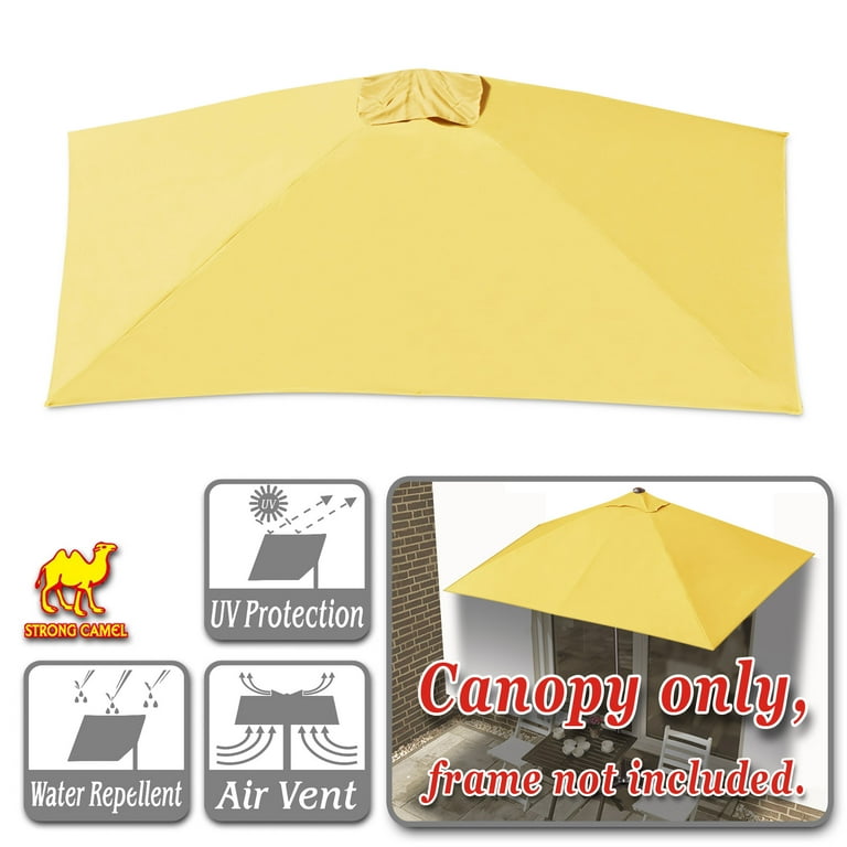 5 rib patio umbrella replacement canopy 9ft Market 6 Sage Green ONLY umbrella replacement top Formosa Covers 7.5 ft Market