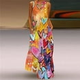 thumbnail image 1 of SUNNY Summer Long Dress Elegant Robe Dress Party 3D Sleeveless Dresses Women Casual Sundress Vintage Maxi Dresses For Women, 1 of 5