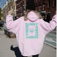 thumbnail image 1 of SUNNY VIBES Front Back Graphic Unisex Fleece Hooded Sweatshirt, 1 of 9