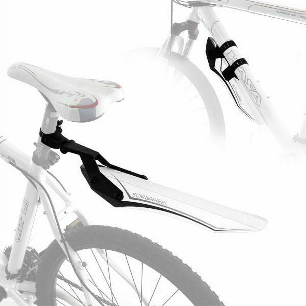 SUNNY WHEEL Mountain Downhill Bike Front and Rear Mudguards Black