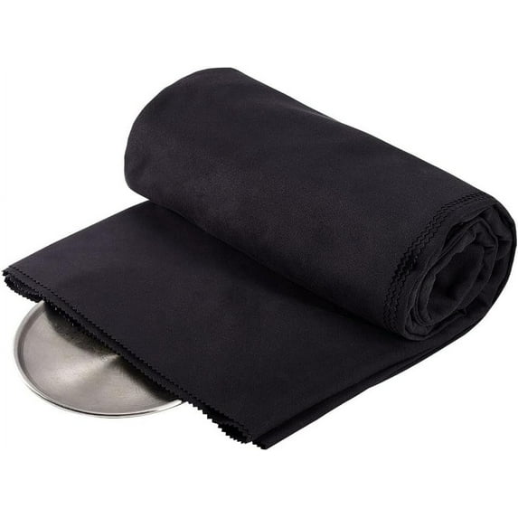 SUNNYCLUE 1.5x2m/ 6.6x4.8 ft Anti Tarnish Silver Cloth Black Anti Tarnish Cloth Luxury Silver Polishing Cloth Jewelry Cleaning Cloth Polishing Cloth for Silverware Flatware Storage