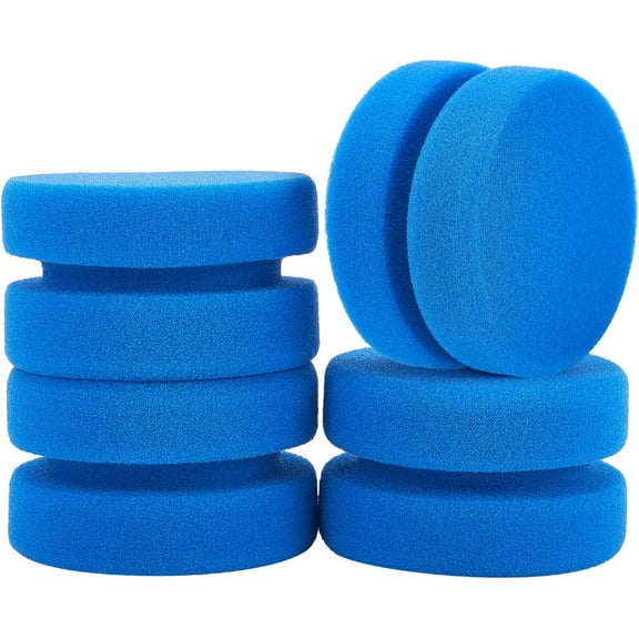 SUNNYCLUE 3 Inch Round Painting Sponge Craft Sponges Artist Sponge Pads Watercolor Sponges for Art Craft Pottery Clay Cleaning Ceramics WallQ c