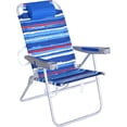 thumbnail image 1 of Sunnyfeel 5-Position Backpack Beach Chair Lay Flat, Folding Chair with cup holder, phone slot & bottle opener, Outdoor & Picnic &Camp, 1 of 8