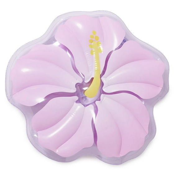 SUNNYLiFE Luxe Lie-On Float Hibiscus Pastel Lilac S41LXFLIL