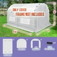 thumbnail image 1 of SUNNYOUTDOOR 10x7x6 FT Half-Transparent Greenhouse 3Pcs Cover Replacement ONLY Larger Walk in Outdoor Plant Garden, Frame NOT included, 1 of 6