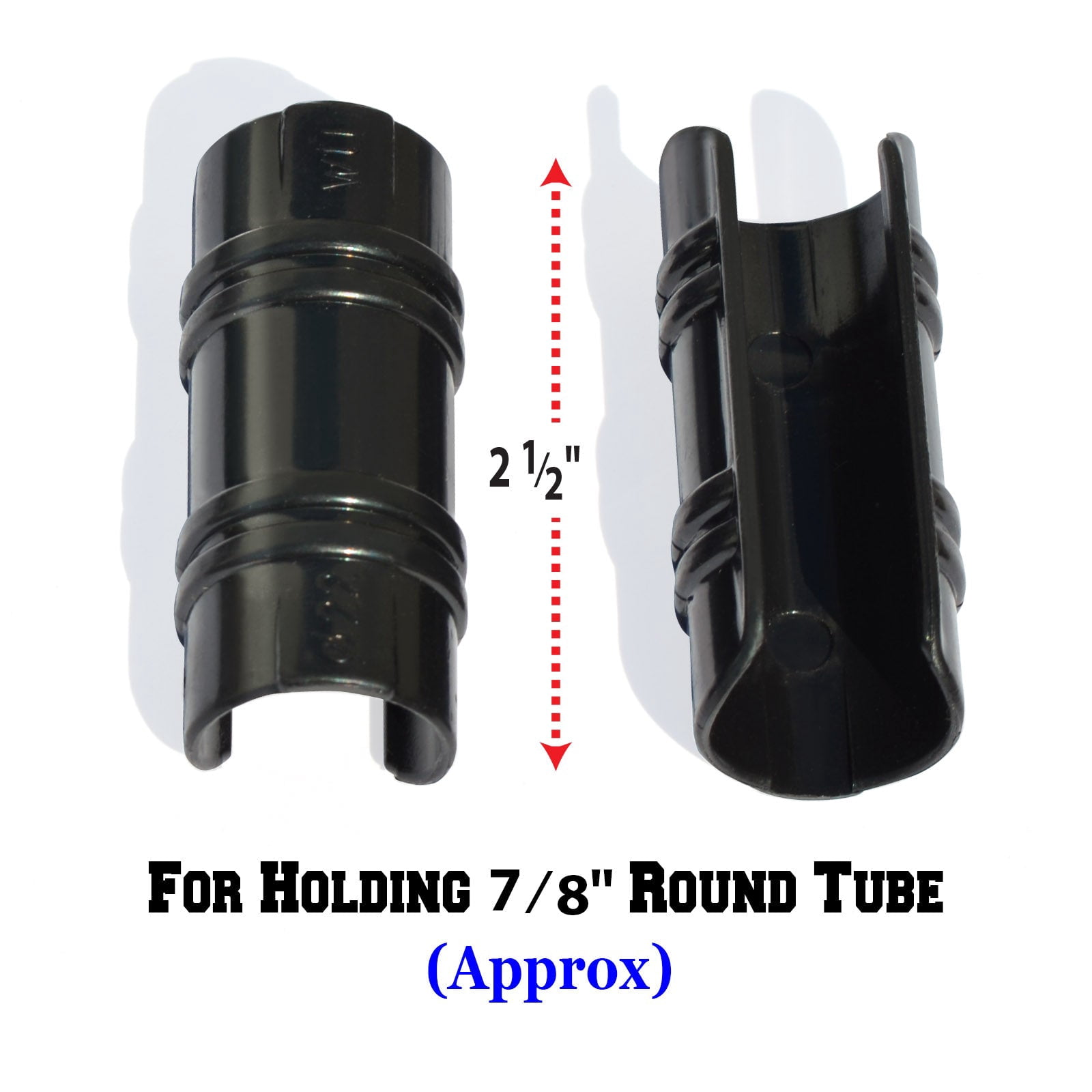 SUNNYOUTDOOR 3 Pcs-7/8 Inch Greenhouse Accessories Greenhouse Clips Black Clamps Garden Buildings Tube Clips for PVC Pipe Sunshade Nets Row Covers Frame Shelters Season Plant Gardening Supplies