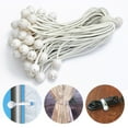 thumbnail image 1 of SUNNYOUTDOOR 6" Ball Bungees Cords Tarp Tent Tie Down Ball Bungees Canopy Gazebo Straps（100 PCS, White）, 1 of 3