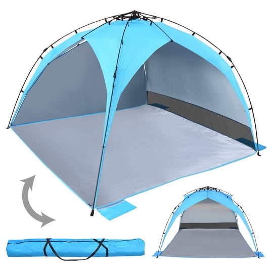 SUNNYOUTDOOR 8'x8'x5' Large Camping Tent Portable Pop up Beach Canopy Sunshade Shelter Sport