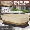 thumbnail image 1 of SUNNYOUTDOOR 9.2'L x 7'W Rectangular Large Protective Cover Patio Garden Outdoor Furniture Winter Protect Cover for Table Chair Set, 1 of 4