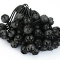 thumbnail image 1 of SUNNYOUTDOOR 9" Ball Bungees Cords Tarp Tent Tie Down Ball Bungees Canopy Gazebo Straps（100 PCS, Black）, 1 of 3