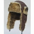 thumbnail image 1 of SUNNYOUTDOOR Winter Hats Men Aviator Soft Faux Fur Ear Flaps Hat Cap Winter Ski Trapper (Black Coffee), 1 of 2