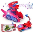 thumbnail image 1 of SUNNYPIG Dinosaur Toys for 2 3 4 5 Year Old Boys, Gift Ideas for 2 3 4 5 Year Old Kids Toddler Gifts for Kids 3 4 5 6 7 8 Years Deformation Cars Dino Vehicle Toys for Autistic Children Robot Car, 1 of 7
